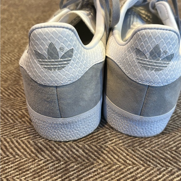 Adidas Gazelle Sneakers Size 7.5 Gray White - Picture 5 of 7